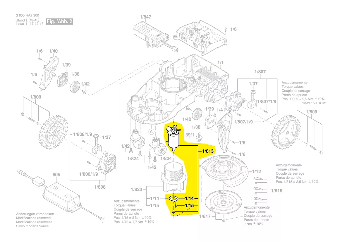 Moteur réf. F 016 104 254 BOSCH